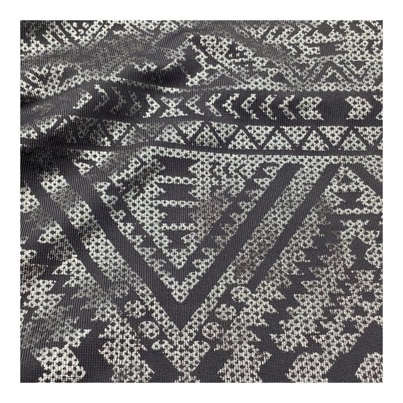 Scream & Shout Girls Aztec Pattern Skirt L Gray With Zipper & Pockets - Picture 12 of 12